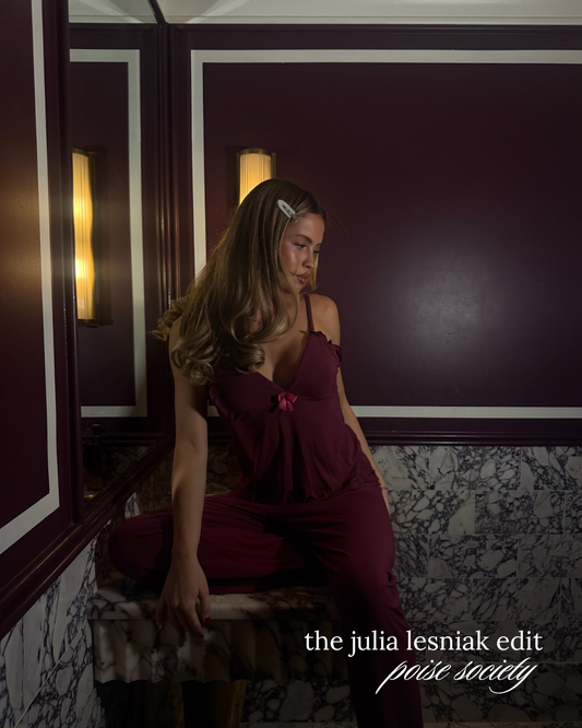 Introducing The Julia Lesniak Edit + Our New PJ Hue: Merlot