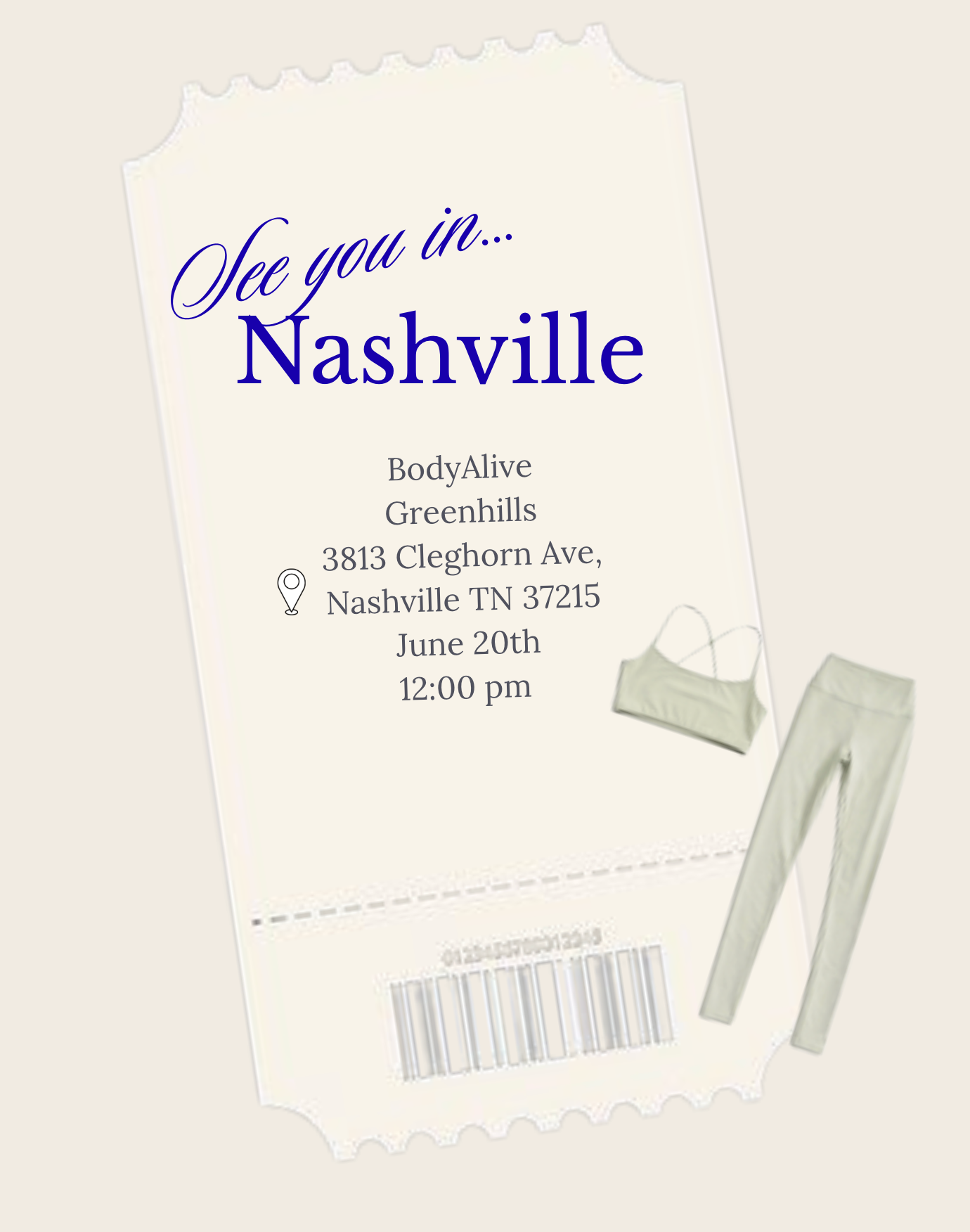 Nashville Wellness Event Ticket